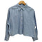 ユニクロジェイダブリューアンダーソン UNIQLO JW ANDERSON 25SS クロップド オックスフォードシャツ レディース JPN:XL