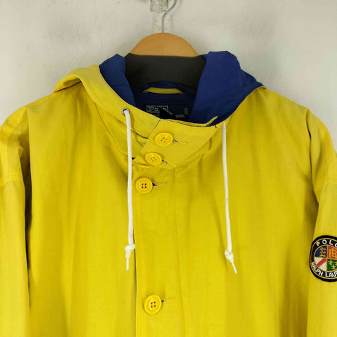 ポロバイラルフローレン Polo by RALPH LAUREN 90S ワッペン フーディジャケット メンズ import:XL