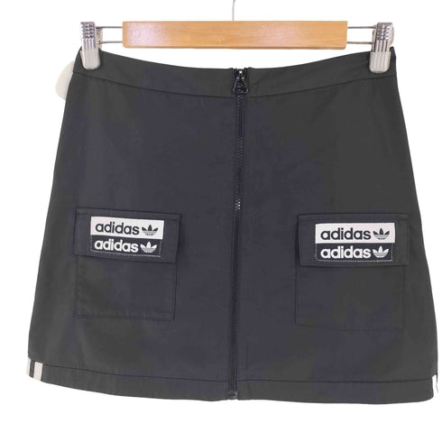 アディダスオリジナルス adidas Originals Logo Patch Mini Skirt レディース M