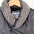 ハリスツイード Harris Tweed スコットランド製 レザー切替 ヘリンボーン ウール 中綿ベスト メンズ import:M