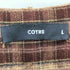COTRE チェック柄 ドローコード ワイドパンツ メンズ JPN:L