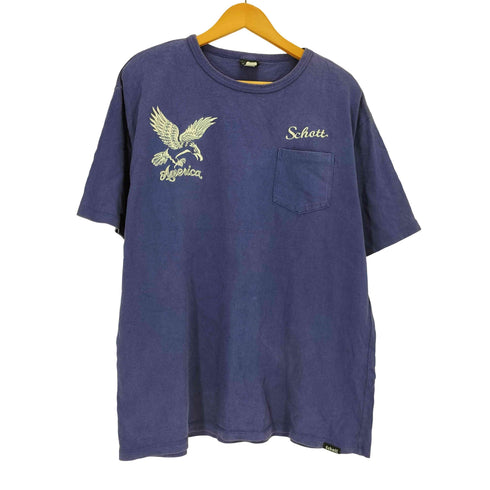 ショット Schott JAPAN SOUVENIR T-SHIRT メンズ import:L