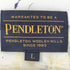 ペンドルトン PENDLETON 別注 ペンキ ブランケットデザイン プリント クルーネックTシャツ メンズ JPN:L