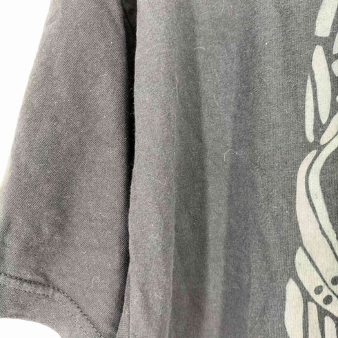 JUS LIV'N IN スカル メタリックプリント S/S クルーネック Tシャツ メンズ 2XL