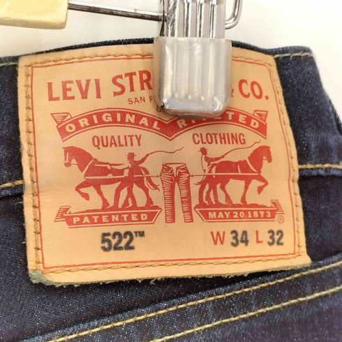 リーバイス Levis 522 スリムテーパード コインポケット ジップフライ ストレッチデニムパンツ メンズ W34 L32