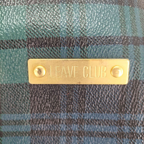 LEAVE CLUB タータンチェック ボストンバッグ メンズ