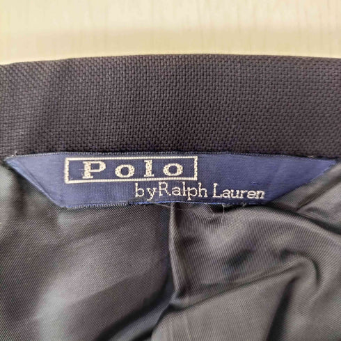 ポロバイラルフローレン Polo by RALPH LAUREN 90-00S ウール ネイビー テーラード ジャケット 紺ブレザー メンズ A5