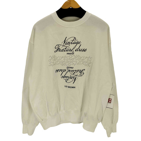 リリーブラウン Lily Brown Hearts2Hearts コラボレーションビジューロゴスウェット レディース 1
