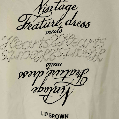 リリーブラウン Lily Brown Hearts2Hearts コラボレーションビジューロゴスウェット レディース 1