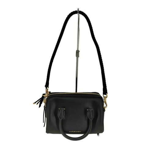 チャールズアンドキース CHARLES&KEITH エベルレイ ボウリングバッグ レディース