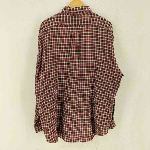 ラルフローレン RALPH LAUREN 90s BLAKE チェック ポニー刺繍 長袖 ボタンダウンシャツ メンズ XL