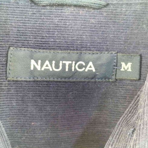 ノーティカ NAUTICA ロゴ刺繍 細畝コーデュロイ L/S レギュラーカラーシャツ メンズ JPN:M