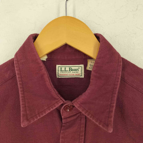 エルエルビーン L.L.Bean 80s USA製 CHAMOIS 長袖 レギュラーカラーシャツ メンズ 15½