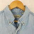エルエルビーン L.L.Bean 80S カナダ製 レギュラーカラー 長袖 デニムシャツ メンズ import:M