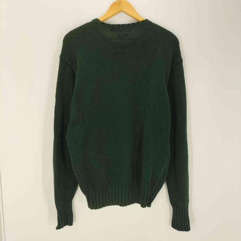 ポロバイラルフローレン Polo by RALPH LAUREN 90S ポニー刺繍 リブ編み ローゲージ コットン ニット セーター メンズ import:M