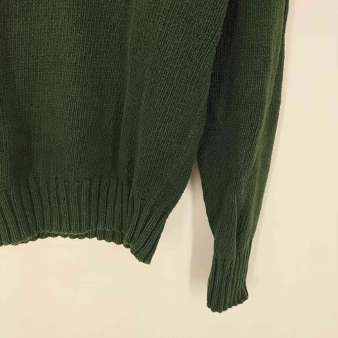 ポロバイラルフローレン Polo by RALPH LAUREN 90S ポニー刺繍 リブ編み ローゲージ コットン ニット セーター メンズ import:M