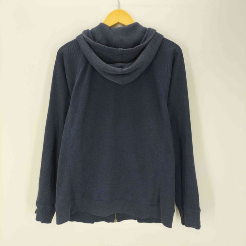 ステューシー Stussy 90-00S OLD AUTHENTIC OUTER GEAR 白タグ ワッフル サーマル ジップ フーディー パーカー メンズ import:M