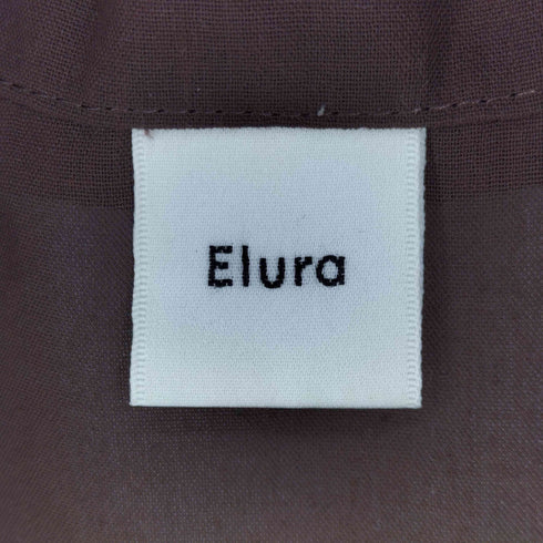 エルーラ Elura イージーケア アイロンいらず開襟シャツ レディース FREE