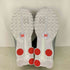 ナイキ NIKE Shox R4 White and Metallic Silver ローカットスニーカー レディース 24.5