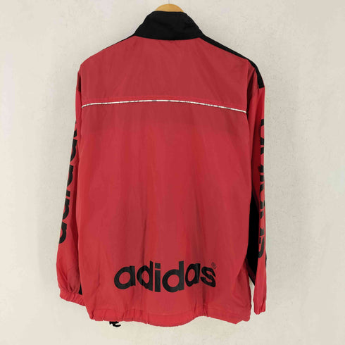 アディダス adidas 80-90S 袖プリント トレフォイルロゴ ナイロンジャケット メンズ