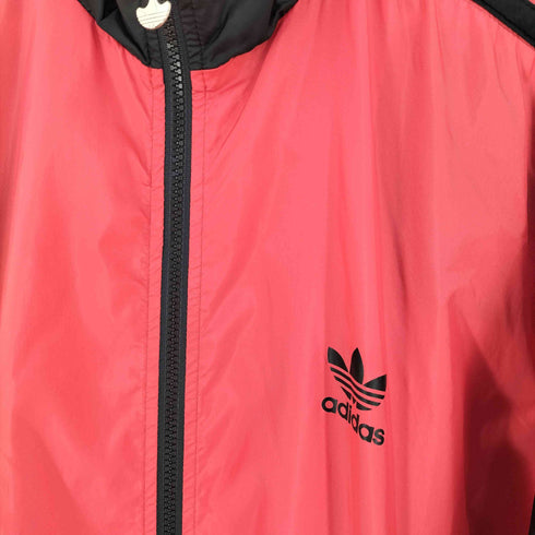 アディダス adidas 80-90S 袖プリント トレフォイルロゴ ナイロンジャケット メンズ