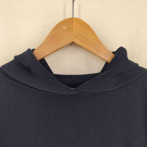 チャンピオン Champion 90s USA製 ロゴ刺繍 長袖 リブ無し パーカー メンズ L