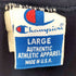 チャンピオン Champion 90s USA製 ロゴ刺繍 長袖 リブ無し パーカー メンズ L