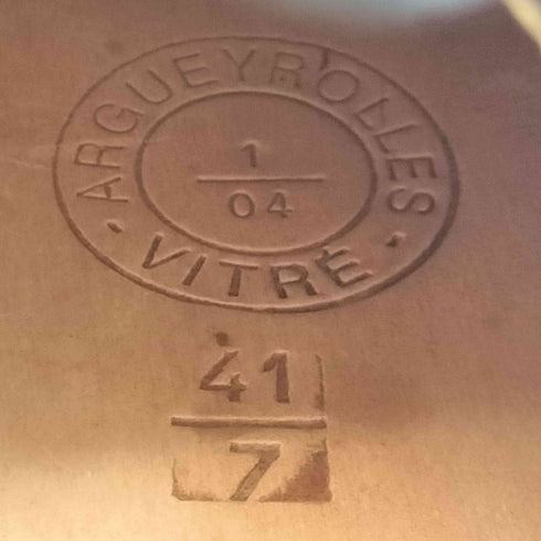 ARGUEYROLLES フランス軍 サービス シューズ プレーントゥ メンズ 41/7