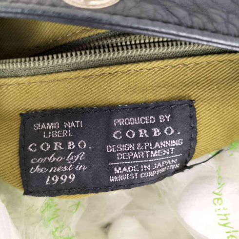CORBO Y2K レザーショルダーバッグ メンズ