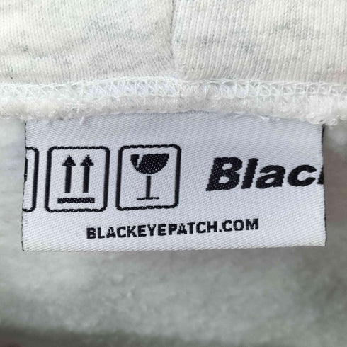 ザブラックアイパッチ THE BLACK EYE PATCH ロゴ刺繍 リバースウィーブ フーディ メンズ JPN:XL
