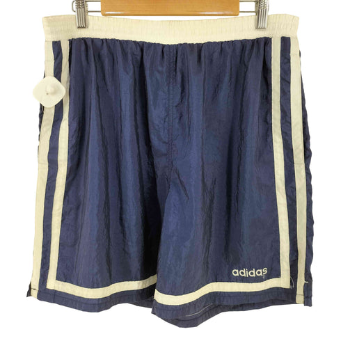 アディダス adidas 90s 万国旗タグ ロゴ刺繍 イージーナイロンショーツ メンズ JPN:L
