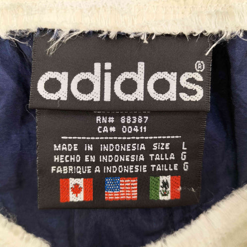 アディダス adidas 90s 万国旗タグ ロゴ刺繍 イージーナイロンショーツ メンズ JPN:L