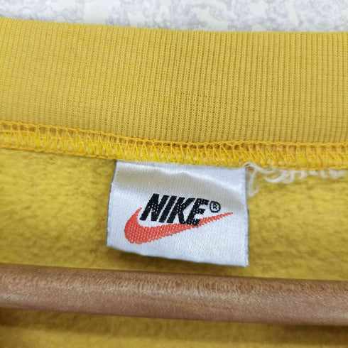 ナイキ NIKE 90s 銀タグ サイドスリット フロントプリントクルーネックスウェット メンズ