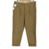サイベーシックス SCYE BASICS sanhokin×yarn unevenness chino 1pleat trousers メンズ 38
