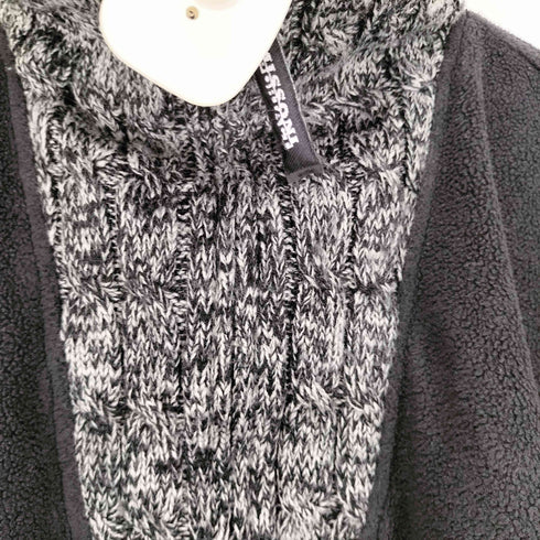 ミッソーニスポーツ MISSONI SPORTS ニット切替ハーフジップフリースジャケット メンズ XL