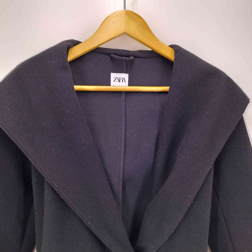 ザラ ZARA フーデットガウンコート レディース import:XS