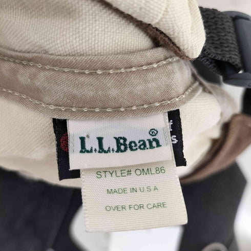 エルエルビーン L.L.Bean 90S パイピングロゴ刺繍ワークキャップ メンズ