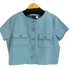 エイチアンドエム H&M ワッフルジャージートップス レディース import:M