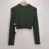ザラ ZARA コットンクロップドニット レディース import:S