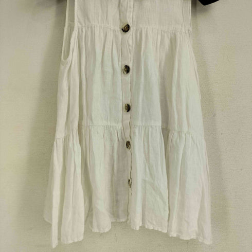 ザラ ZARA パネルリネンブラウス レディース import:XS