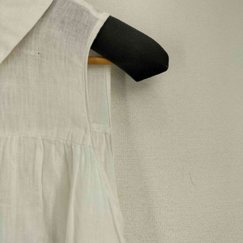 ザラ ZARA パネルリネンブラウス レディース import:XS