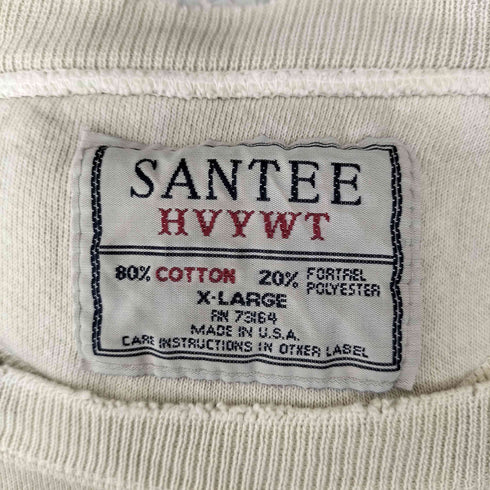 SANTEE HVYWT 90S フロントプリントクルーネックスウェット メンズ import:XL