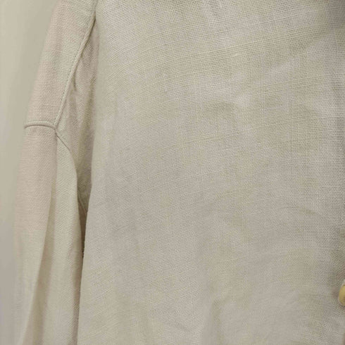 LANDHAUS ウッドボタン リネン L/S チロリアン シャツ メンズ EUR:44