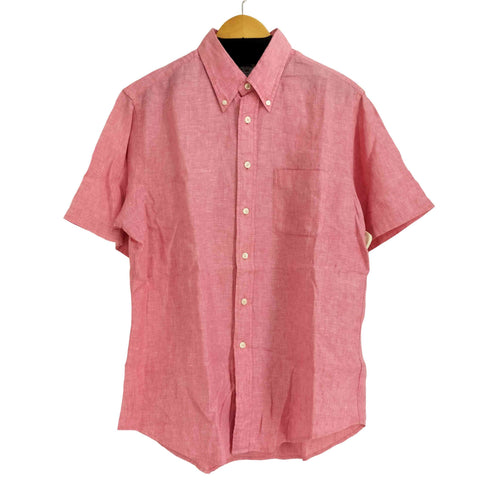 ブルックスブラザーズ BROOKS BROTHERS REGENT リネン100 S/S BD シャツ メンズ import:L