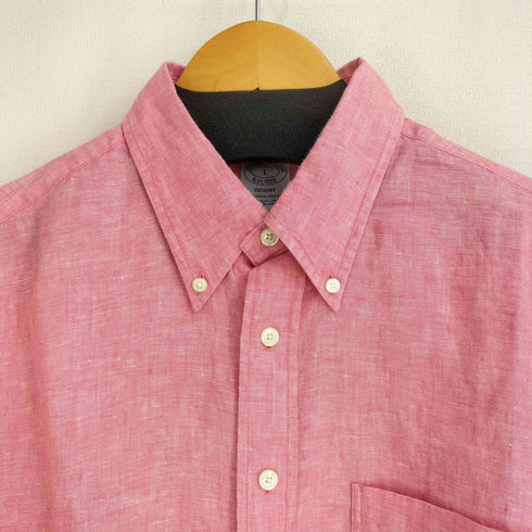 ブルックスブラザーズ BROOKS BROTHERS REGENT リネン100 S/S BD シャツ メンズ import:L
