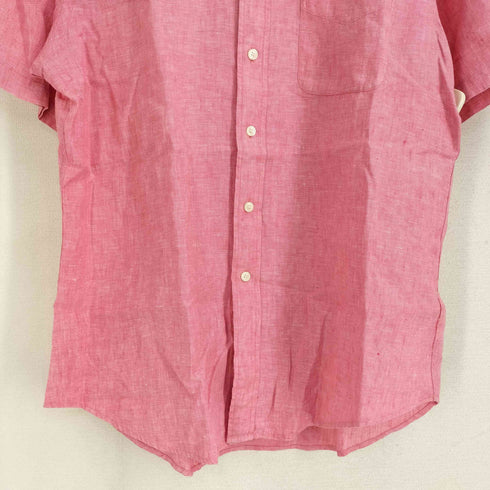 ブルックスブラザーズ BROOKS BROTHERS REGENT リネン100 S/S BD シャツ メンズ import:L