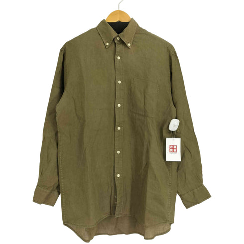 ジェイクルー J.CREW リネン100 L/S BD シャツ メンズ import:S