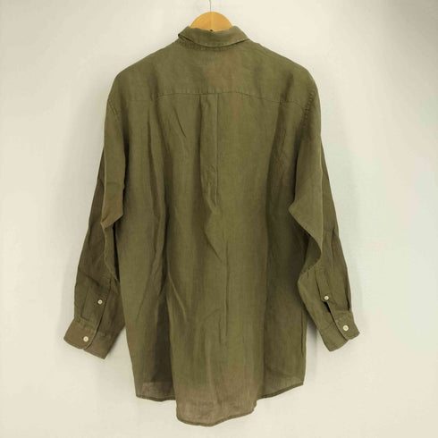 ジェイクルー J.CREW リネン100 L/S BD シャツ メンズ import:S