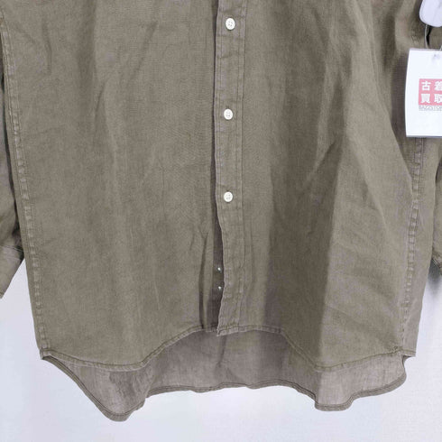 ジェイクルー J.CREW リネン100 L/S BD シャツ メンズ import:S