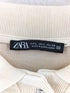 ザラ ZARA 短丈 長袖 ポロシャツ レディース L